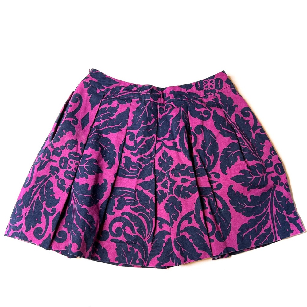 Boden fuchsia navy flared skater style/ A-line lined skirt/ 8S - Picture 2 of 8